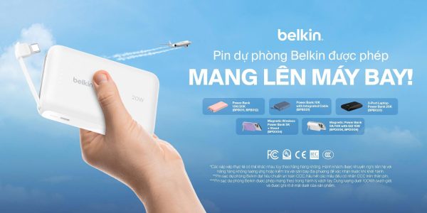 Belkin đạt chứng nhận CCC cho hầu hết các dòng sạc dự phòng