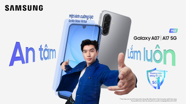 Samsung ra mắt Galaxy A17 và Galaxy A07 mới, giá từ 3.39 triệu đồng kèm quà hấp dẫn