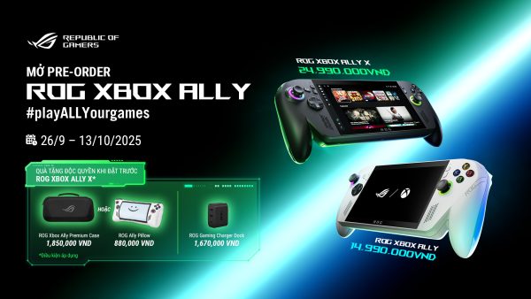 ROG Xbox Ally và ROG Xbox Ally X chính thức mở đặt trước tại Việt Nam