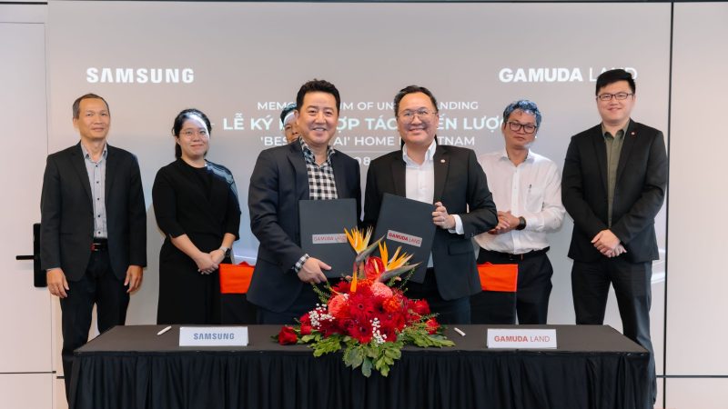 Samsung và Gamuda Land Việt Nam ký hợp tác chiến lược kiến tạo giải pháp sống thông minh và bền vững