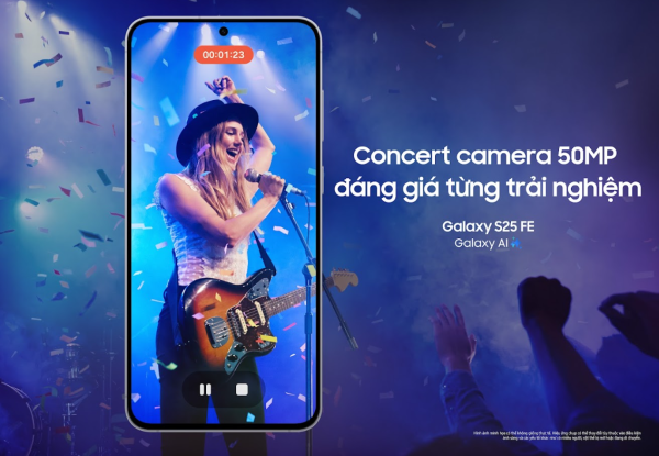 Samsung giới thiệu Galaxy S25 FE - mở ra trải nghiệm đáng giá nhờ sự kết hợp giữa Galaxy AI thế hệ mới và tính năng chuẩn flagship