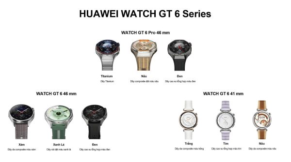 HUAWEI WATCH GT 6 Series chính thức ra mắt tại Việt Nam, ưu đãi mở bán trên TikTok Shop trong 3 ngày
