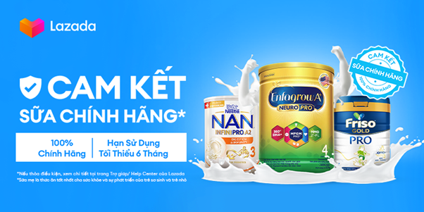 “Cam kết sữa chính hãng”: Lazada cùng các thương hiệu sữa hàng đầu chung tay bảo vệ người tiêu dùng