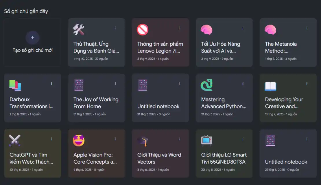Cách dùng NotebookLM quản lý sách
