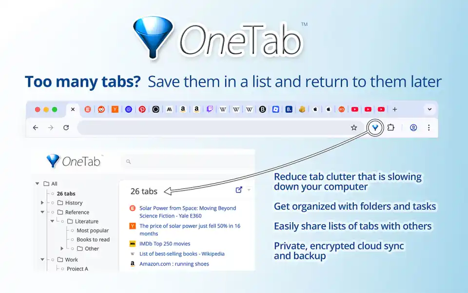 Câu chuyện OneTab: Khi một cú click giúp mình dọn sạch “mớ hỗn độn” trên trình duyệt