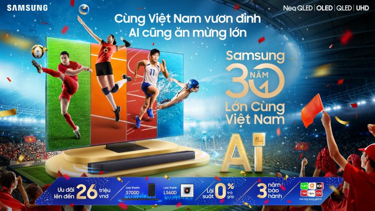 Samsung giới thiệu loạt TV AI, tối ưu cho nội dung thể thao dịp SEA Games 33