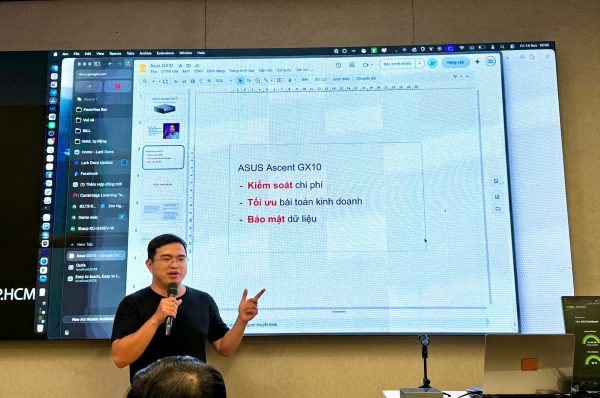 Ra mắt siêu máy tính AI ASUS Ascent GX10 – Giải pháp đột phá cho mô hình ngôn ngữ lớn Ra mắt siêu máy tính AI ASUS Ascent GX10 – Giải pháp đột phá cho mô hình ngôn ngữ lớn