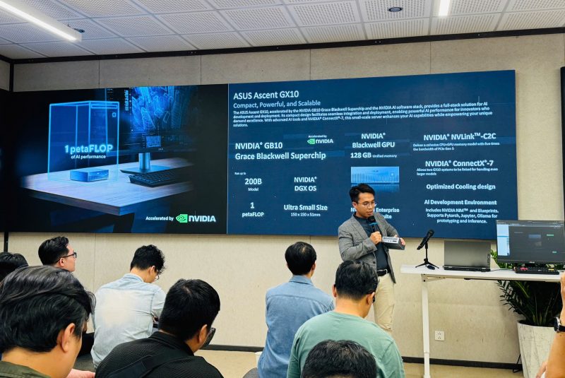 Ra mắt siêu máy tính AI ASUS Ascent GX10 – Giải pháp đột phá cho mô hình ngôn ngữ lớn