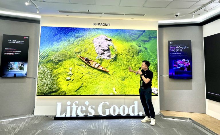 LG giới thiệu giải pháp hiển thị doanh nghiệp tại showroom trải nghiệm đột phá