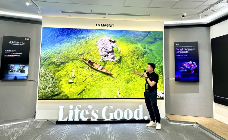 LG giới thiệu giải pháp hiển thị doanh nghiệp tại showroom trải nghiệm đột phá