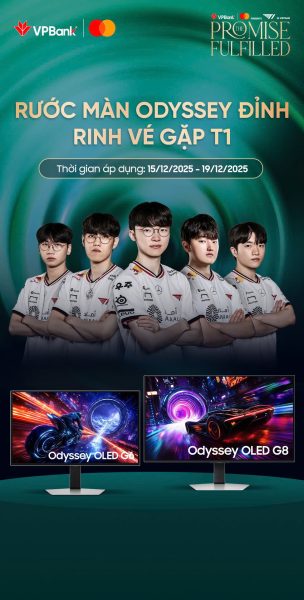 Samsung là nhà tài trợ đồng hành trong sự kiện VPBank Presents T1 Vietnam: The Promise Fulfilled