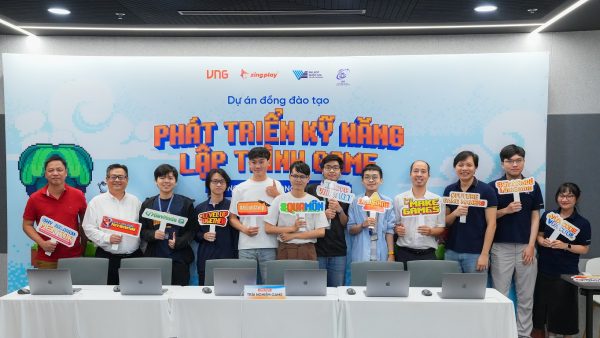 VNG phối hợp Đại học Quốc gia TP.HCM tổng kết dự án đào tạo lập trình game