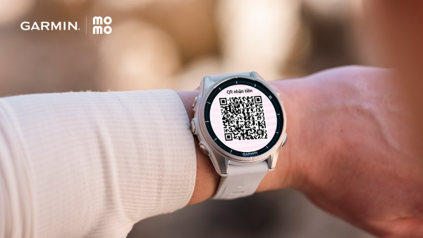 Garmin tích hợp MoMo, mở rộng trải nghiệm thanh toán QR trực tiếp trên đồng hồ thông minh