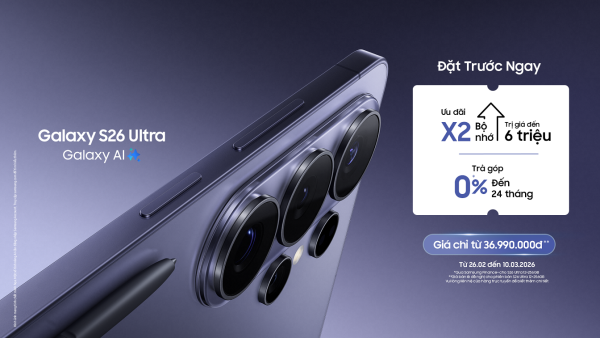 Samsung Galaxy S26 series chính thức ra mắt: AI thông minh hơn, trực quan hơn Samsung Galaxy S26 series chính thức ra mắt: AI thông minh hơn, trực quan hơn