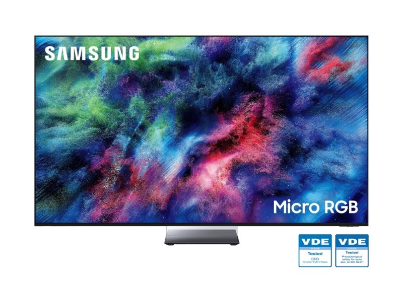 TV Samsung Micro RGB đạt chứng nhận An toàn cho mắt và Hỗ trợ nhịp sinh học từ VDE
