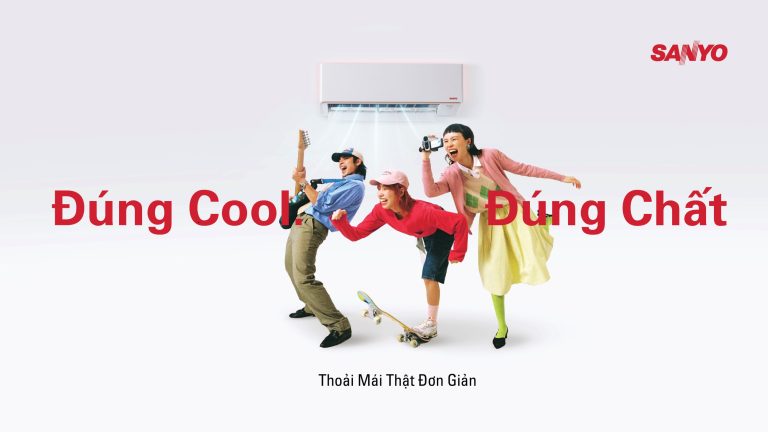 SANYO chính thức trở lại Việt Nam, mở chương mới với tinh thần “Đúng cool, Đúng chất”