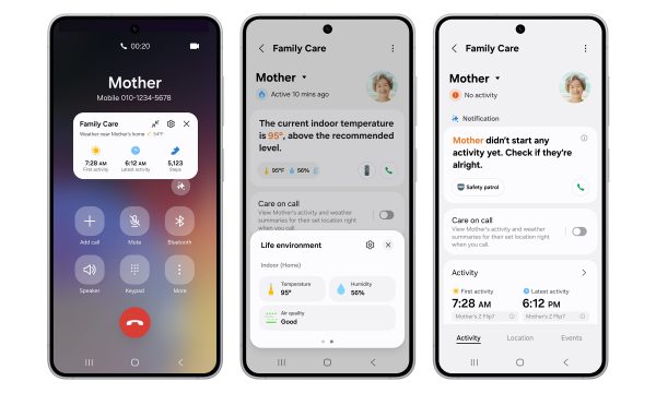 Samsung cập nhật SmartThings, bổ sung tính năng chăm sóc gia đình và mở rộng Now Brief