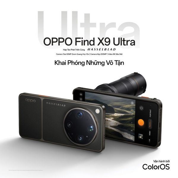 OPPO mang Find X9 Ultra và Find X9s về Việt Nam ngày 5/5, đặt trước từ 22/4 để nhận quà giá trị