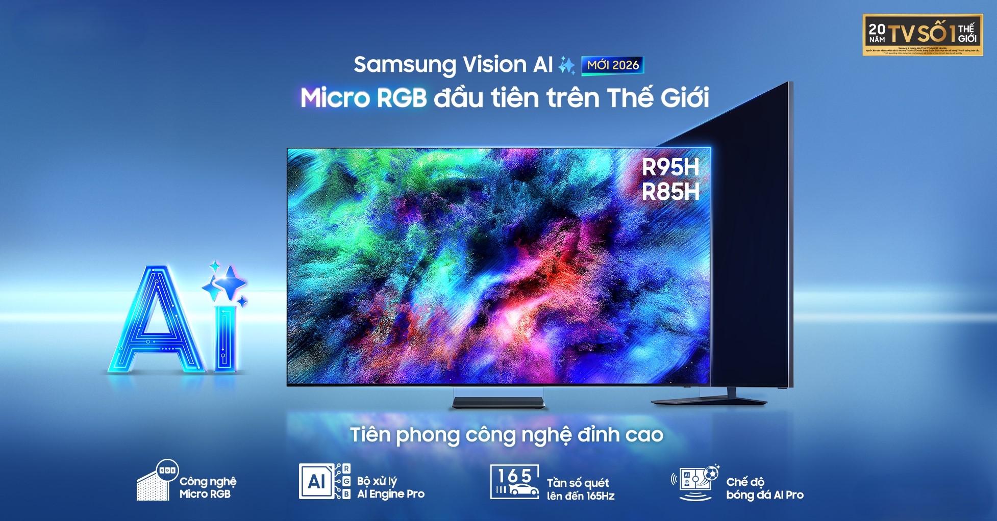 Samsung AI TV 2026 đã có mặt tại Việt Nam