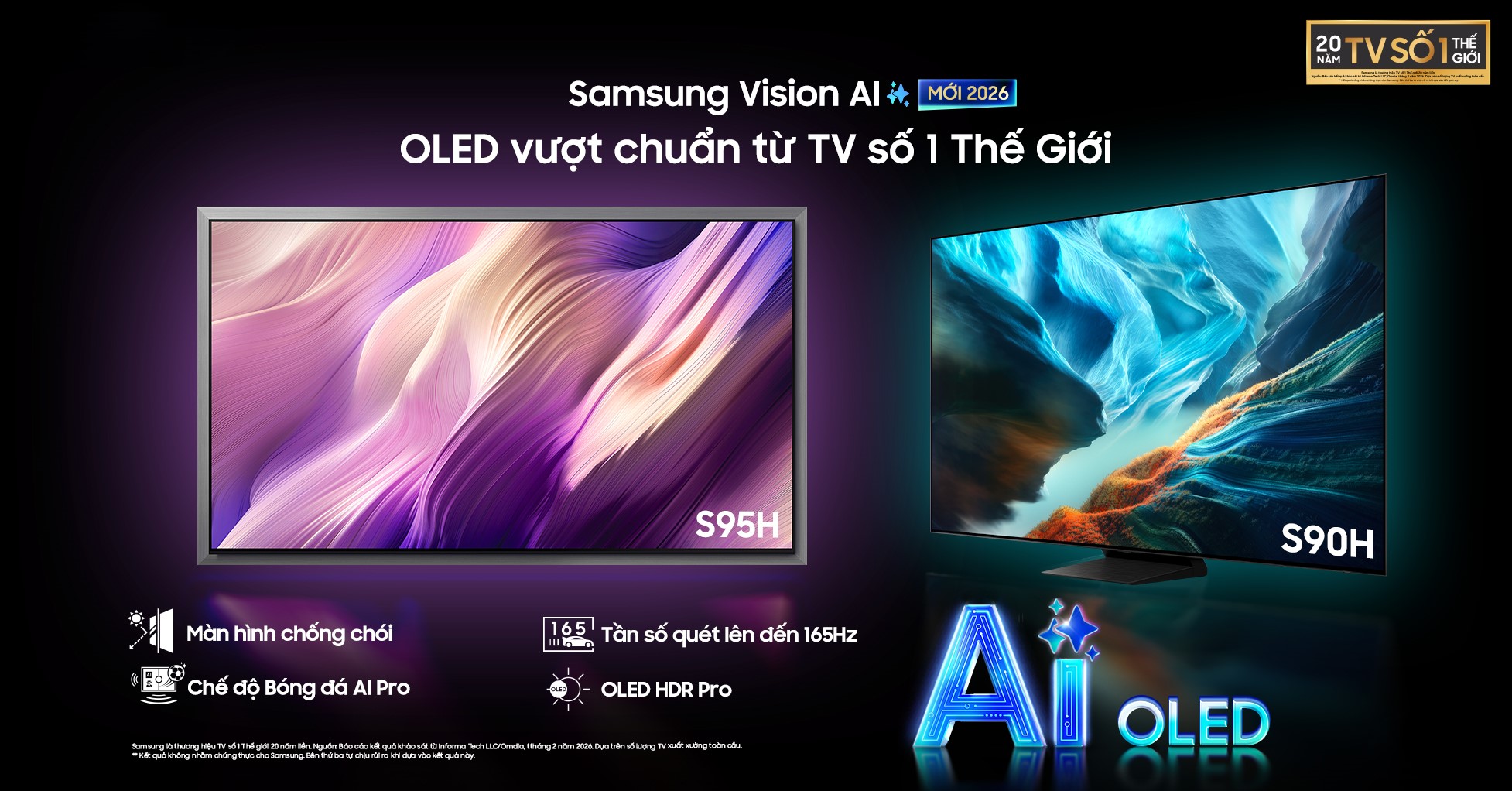 Samsung AI TV 2026 đã có mặt tại Việt Nam