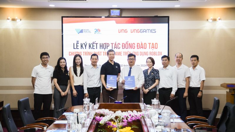 Hợp tác VNGGames và UIT: Đưa phát triển game Roblox vào giảng đường