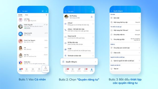 Zalo triển khai tính năng chống quay và chụp ảnh đại diện