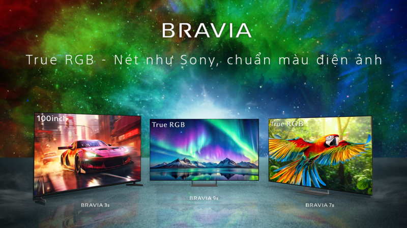 Sony ra mắt dải TV BRAVIA True RGB và hệ sinh thái BRAVIA Theatre 2026 tại Việt Nam