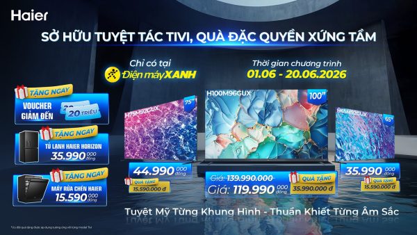 Haier ra mắt tủ lạnh Horizon Collection và TV QD-MiniLED thế hệ mới, nâng tầm trải nghiệm sống cao cấp tại Việt Nam