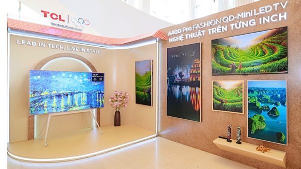 TCL C8L SQD-Mini LED TV đồng hành hành trình kết nối công nghệ và di sản thủ đô