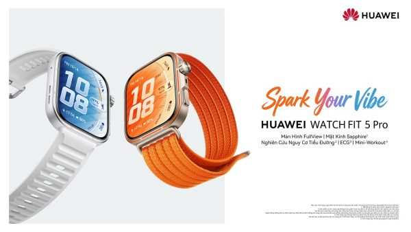 HUAWEI WATCH FIT 5 Series chuẩn bị ra mắt tại Việt Nam, nâng cấp thiết kế và mở rộng tính năng theo dõi sức khỏe