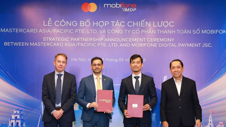 Mastercard và Công ty Cổ phần Thanh toán số MobiFone (MDP) công bố hợp tác chiến lược nhằm thúc đẩy nền kinh tế số tại Việt Nam
