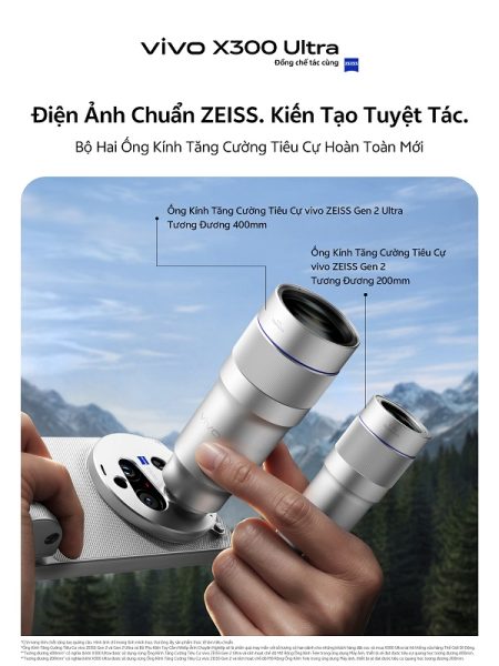 vivo X300 Ultra ra mắt với hệ thống ống kính ZEISS nâng cấp