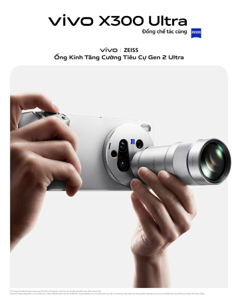 vivo X300 Ultra ra mắt với hệ thống ống kính ZEISS nâng cấp
