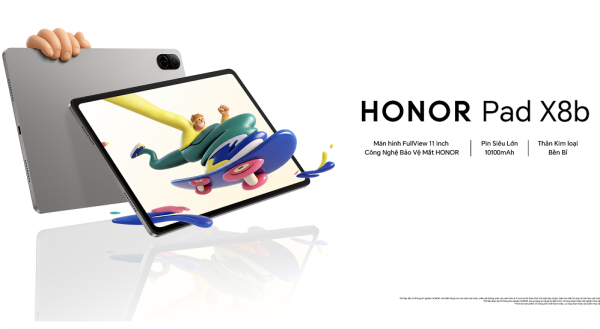 HONOR Pad X8b ra mắt tại Việt Nam: Màn hình 11 inch 90Hz, pin 10.100mAh, chạy MagicOS 10.0 HONOR Pad X8b ra mắt tại Việt Nam: Màn hình 11 inch 90Hz, pin 10.100mAh, chạy MagicOS 10.0