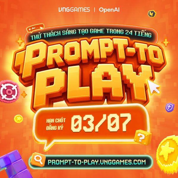 VNGGames khởi động cuộc thi làm game AI “Prompt To Play”, quỹ giải thưởng 1,5 tỷ đồng VNGGames khởi động cuộc thi làm game AI “Prompt To Play”, quỹ giải thưởng 1,5 tỷ đồng