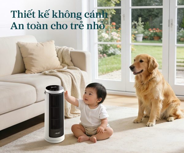 Levoit ra mắt quạt tháp điều hòa Levoit Windi Mini và Levoit Windi Mini Pro