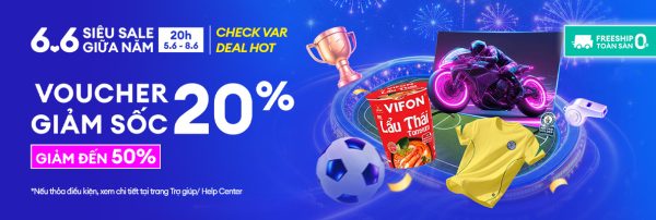 Lazada khởi động Siêu Sale 6.6, tung loạt ưu đãi cho hàng quốc tế
