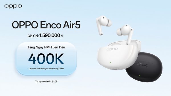 OPPO Enco Air5 và Enco Air5s ra mắt: Chống ồn ANC, AI và kết nối đa nền tảng OPPO Enco Air5 và Enco Air5s ra mắt: Chống ồn ANC, AI và kết nối đa nền tảng
