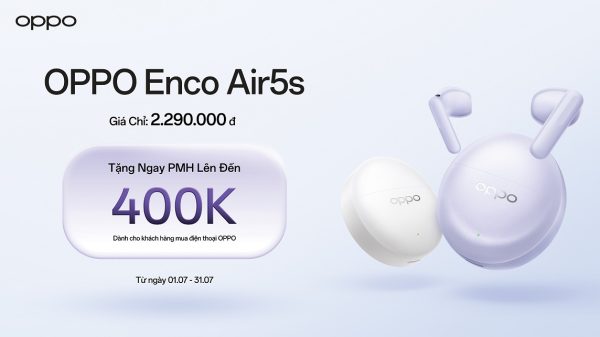 OPPO Enco Air5 và Enco Air5s ra mắt: Chống ồn ANC, AI và kết nối đa nền tảng OPPO Enco Air5 và Enco Air5s ra mắt: Chống ồn ANC, AI và kết nối đa nền tảng
