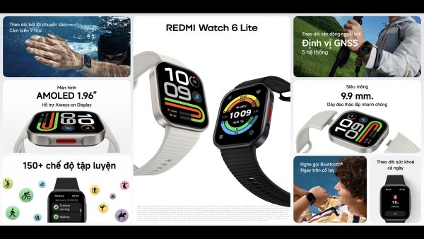 Xiaomi trình làng REDMI Watch 6 Series, máy giặt Mijia và loạt thiết bị gia dụng mới tại Việt Nam Xiaomi trình làng REDMI Watch 6 Series, máy giặt Mijia và loạt thiết bị gia dụng mới tại Việt Nam