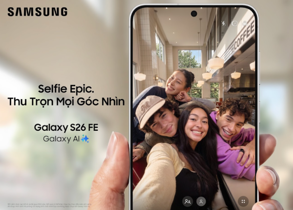 Samsung ra mắt Galaxy S26 FE với camera nâng cấp và Galaxy AI thế hệ mới Samsung ra mắt Galaxy S26 FE với camera nâng cấp và Galaxy AI thế hệ mới