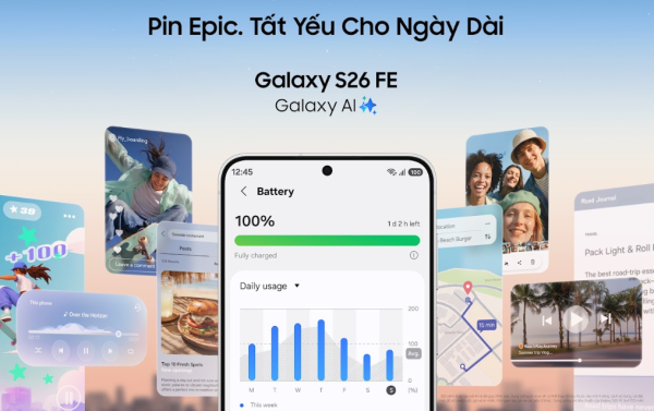 Samsung ra mắt Galaxy S26 FE với camera nâng cấp và Galaxy AI thế hệ mới Samsung ra mắt Galaxy S26 FE với camera nâng cấp và Galaxy AI thế hệ mới