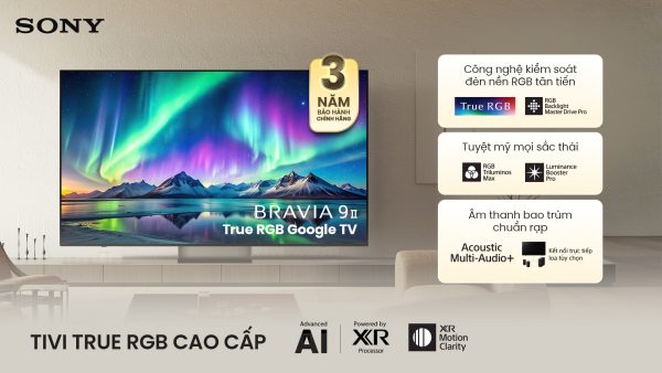 Sony BRAVIA 9 II True RGB được vinh danh “King of RGB LED TV 2026” Sony BRAVIA 9 II True RGB được vinh danh “King of RGB LED TV 2026”