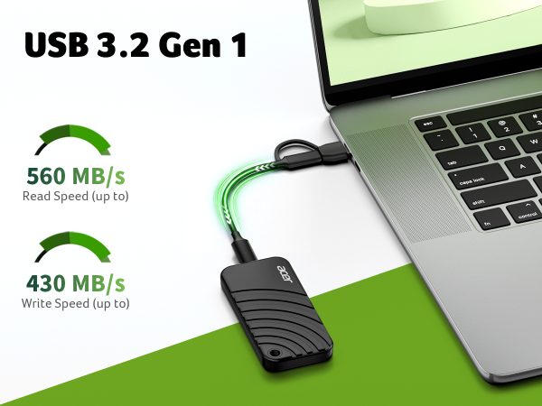 Ổ SSD di động Acer PA100 ra mắt: tốc độ cao, gọn nhẹ cho nhu cầu lưu trữ hàng ngày