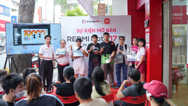 Di Động Việt mở bán REDMI Note 17 series, giá ưu đãi từ 5,49 triệu đồng Di Động Việt mở bán REDMI Note 17 series, giá ưu đãi từ 5,49 triệu đồng