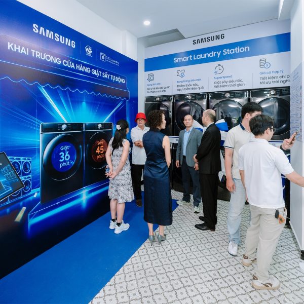 Samsung hợp tác phát triển mô hình giặt sấy tự phục vụ 24/7 tại Việt Nam Samsung hợp tác phát triển mô hình giặt sấy tự phục vụ 24/7 tại Việt Nam