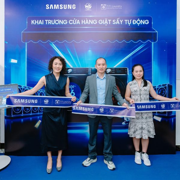 Samsung hợp tác phát triển mô hình giặt sấy tự phục vụ 24/7 tại Việt Nam Samsung hợp tác phát triển mô hình giặt sấy tự phục vụ 24/7 tại Việt Nam