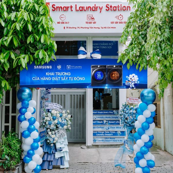 Samsung hợp tác phát triển mô hình giặt sấy tự phục vụ 24/7 tại Việt Nam Samsung hợp tác phát triển mô hình giặt sấy tự phục vụ 24/7 tại Việt Nam