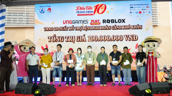 VNGGames, Play Together VNG và Roblox VN mang niềm vui Trung thu đến 1.500 bệnh nhi
