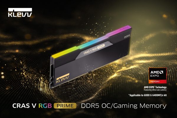 KLEVV ra mắt RAM DDR5 CRAS V RGB PRIME cho game thủ và người ép xung KLEVV ra mắt RAM DDR5 CRAS V RGB PRIME cho game thủ và người ép xung